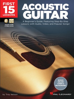 cover image of First 15 Lessons--Acoustic Guitar
